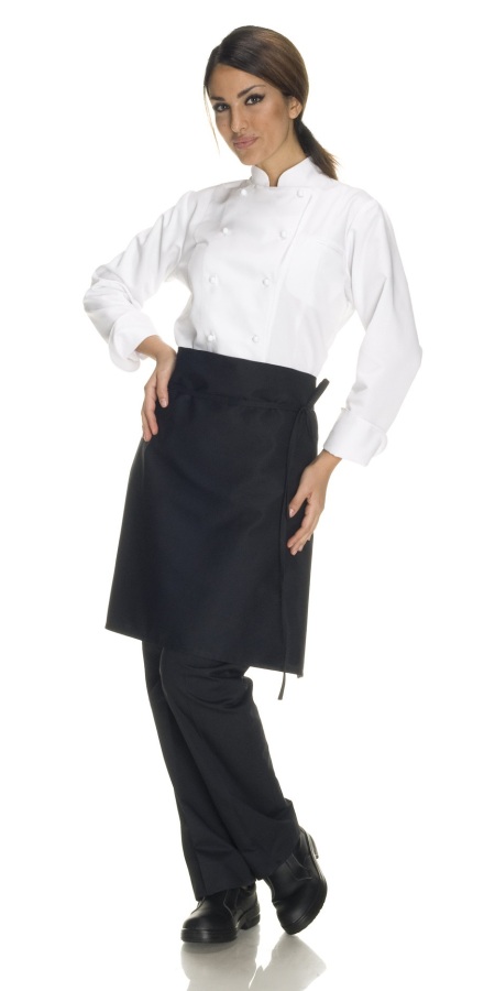 Crotone Black Apron - 4 Pieces’ Packet