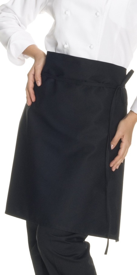 Crotone Black Apron - 4 Pieces’ Packet
