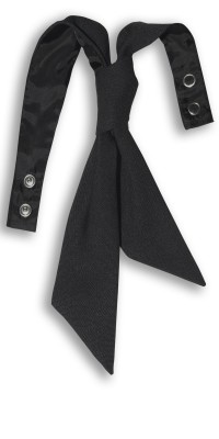 Nodino Black Short Tie
