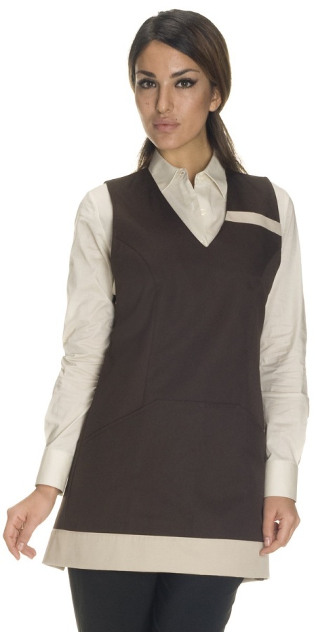 Sabrina Brown Pinafore