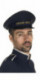 Doormen's Navy Blue Hat with embroidery