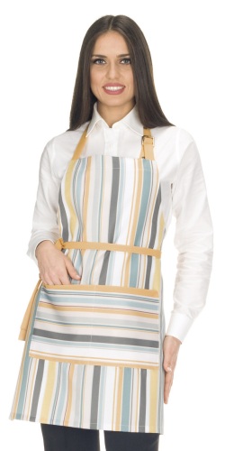 Grembiule Aosta Rigato Spezia Ocra 2