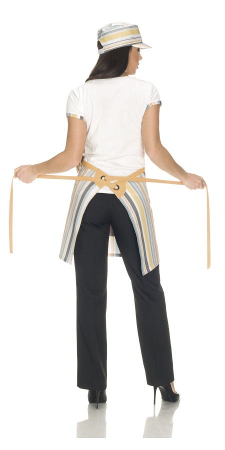 Patti Ochre Spezia Striped Apron