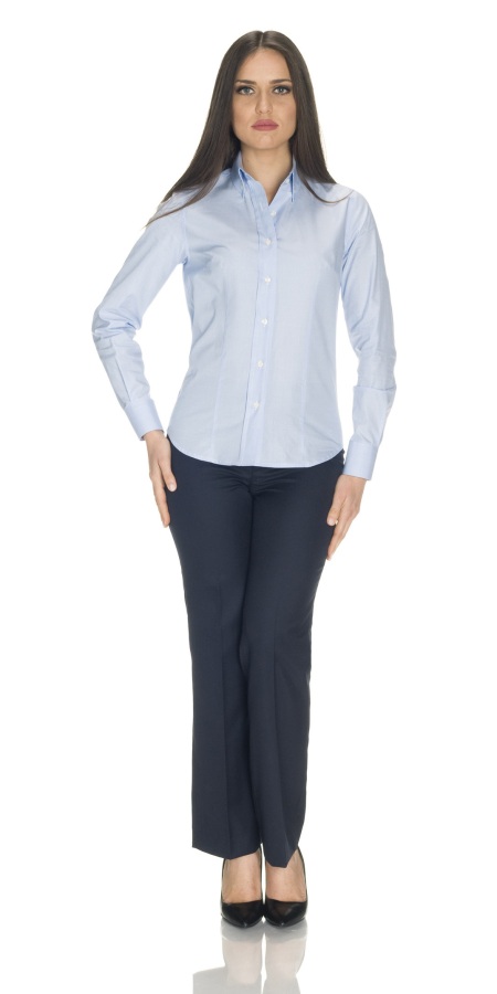 Camicia Amber Button Down Celeste