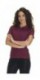 Women's Reddish Purple Polo Shirt - 6 Pieces