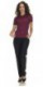 Women's Reddish Purple Polo Shirt - 6 Pieces