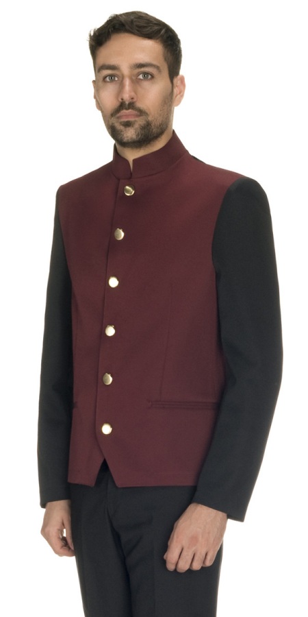 Giacca Portofino Bordeaux/Nero