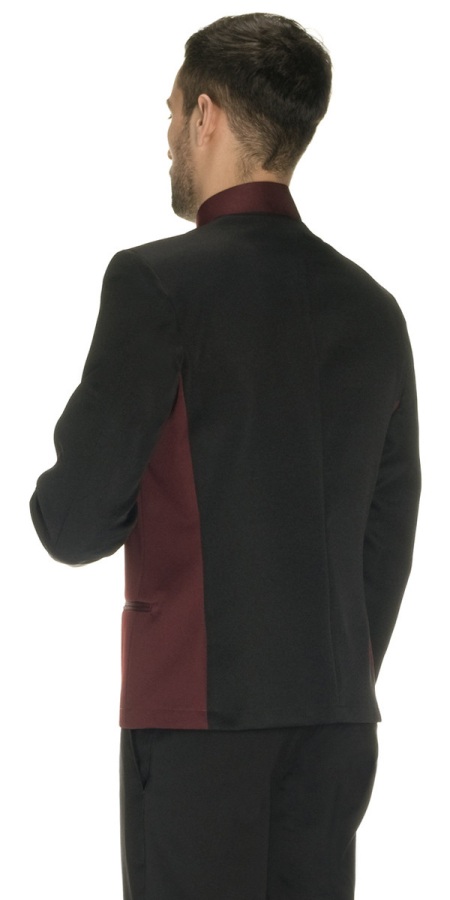 Giacca Portofino Bordeaux/Nero