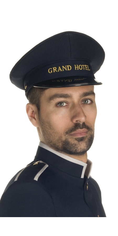 Doormen's Navy Blue Hat with embroidery