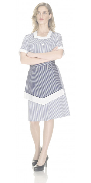 Capri Blue Striped Small Apron