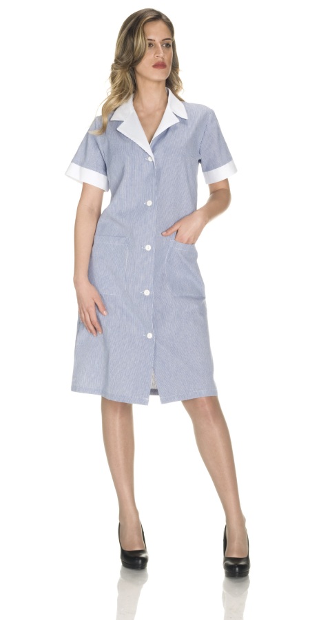 Camice Serena Rig. Blu