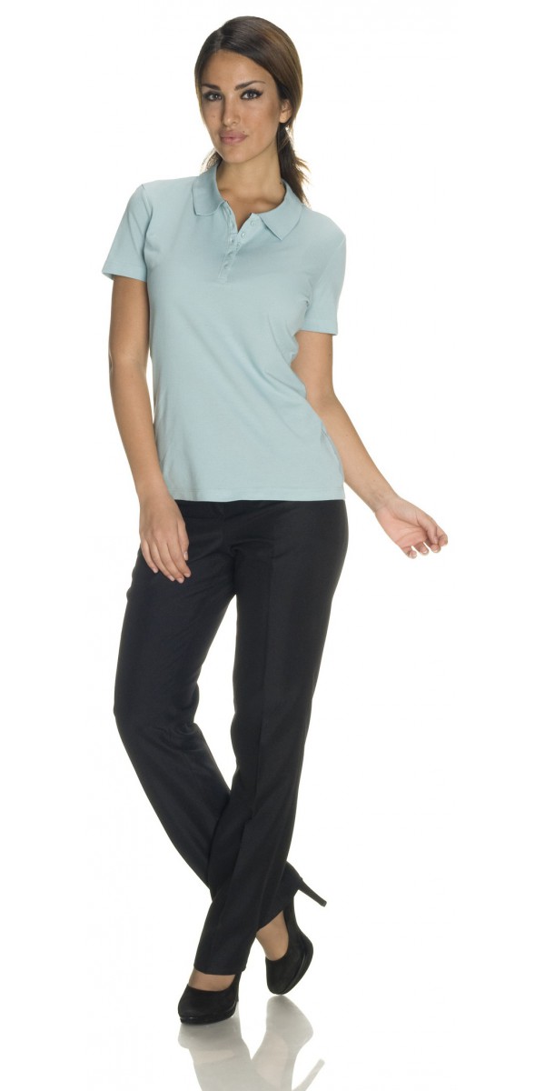 Women's Aquamarine Polo Shirt - corbaraweb