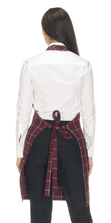 Prato Ring Burgundy Apron