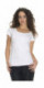 Women's White Top Quality T-Shirt