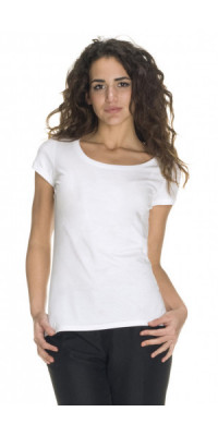 Women's White Top Quality T-Shirt