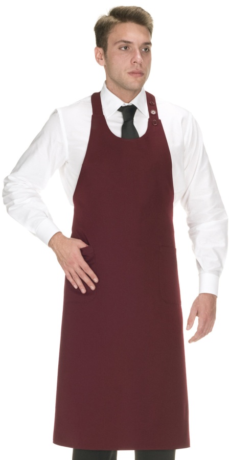 Luino Burgundy Apron