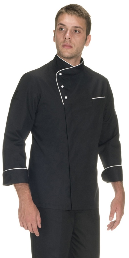 Giacca Cuoco Academy Nero/Bianco