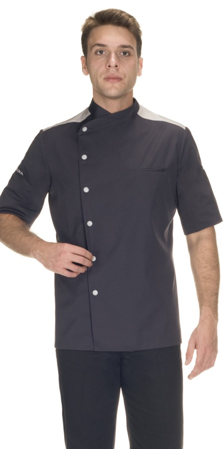 Moreno Iron Grey Chef Jacket