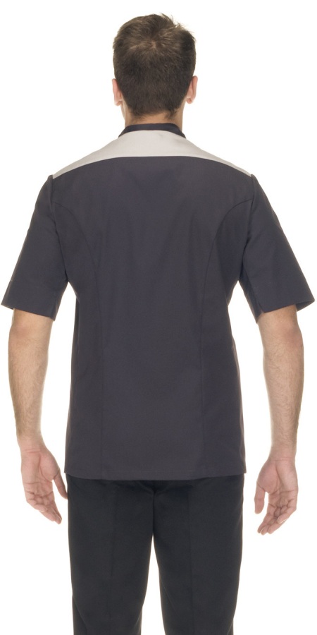 Moreno Iron Grey Chef Jacket