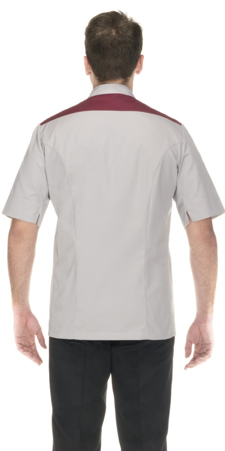 Moreno Light Grey Chef Jacket