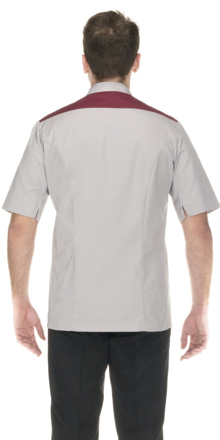 Moreno Light Grey Chef Jacket