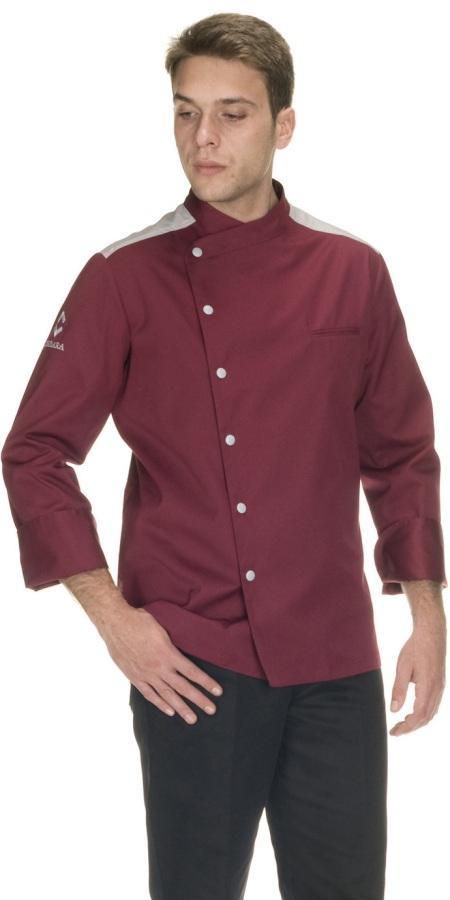 Romeo Burgundy Chef Jacket