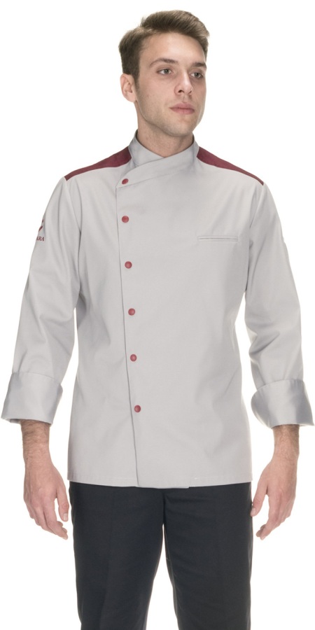Giacca Cuoco Romeo Grigio Chiaro