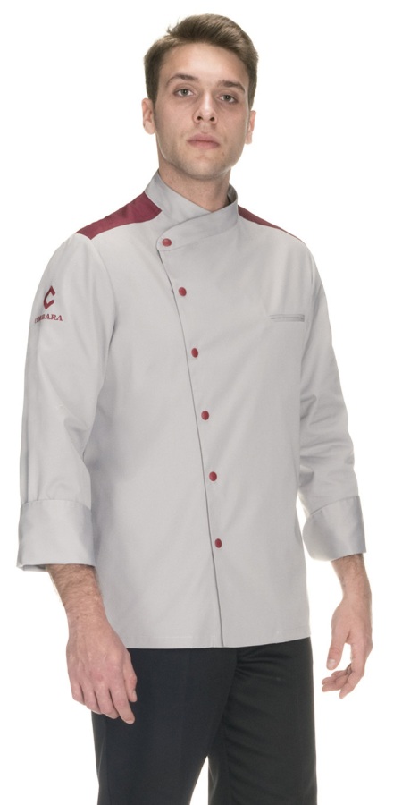 Giacca Cuoco Romeo Grigio Chiaro