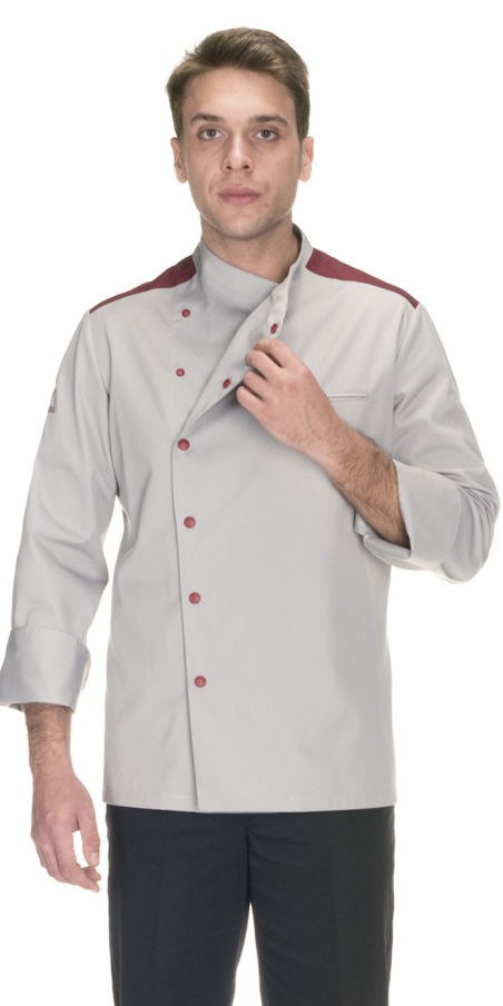 Giacca Cuoco Romeo Grigio Chiaro