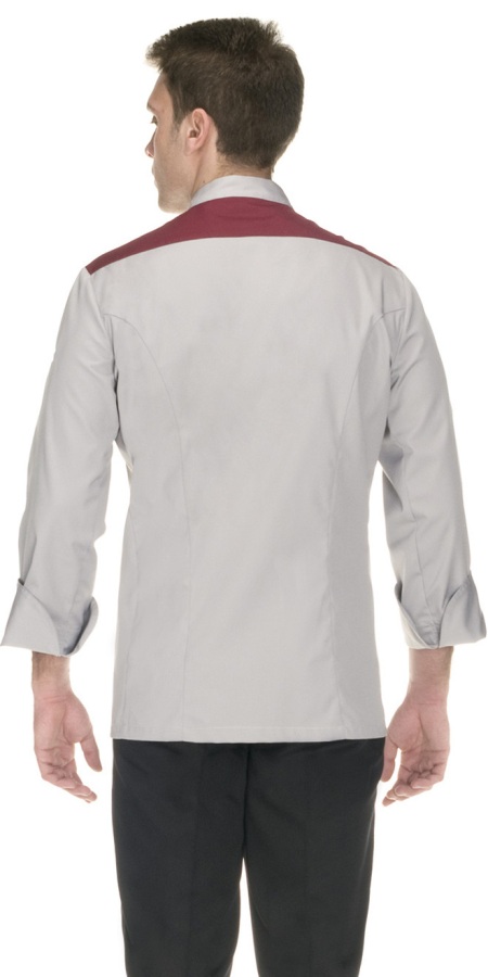 Romeo Light Grey Chef Jacket