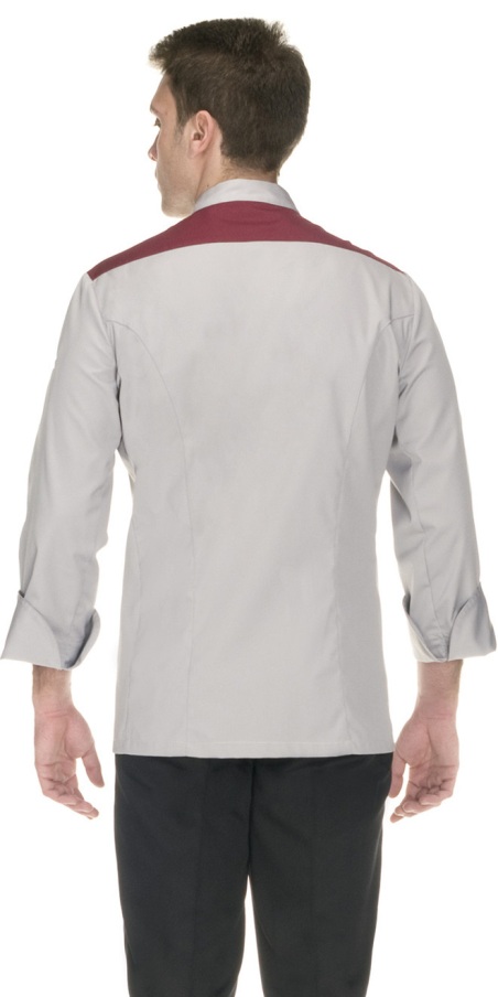Romeo Light Grey Chef Jacket