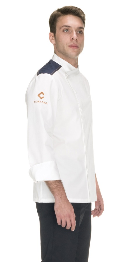 Giacca Cuoco Romeo Bianco/Jeans