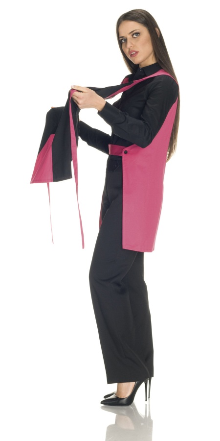 Scamiciata Eva Fucsia/Nero