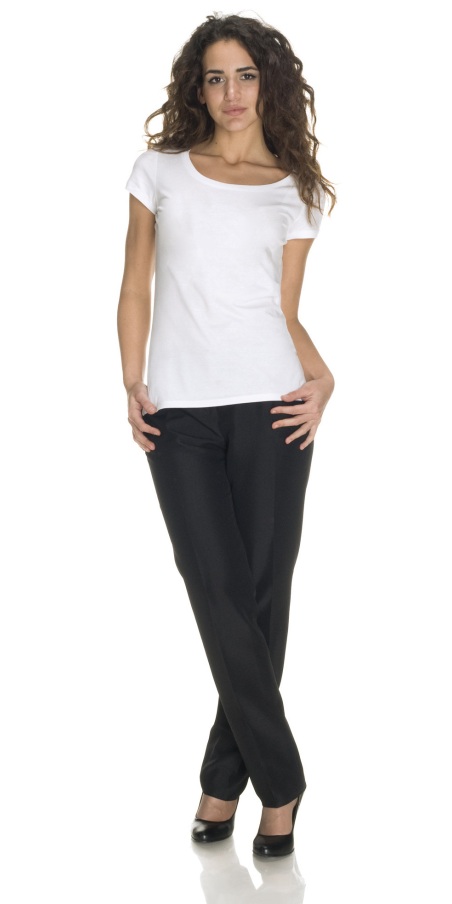 Women's White Top Quality T-Shirt