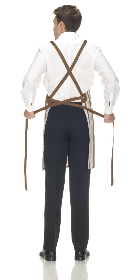 Orvieto Brown Spezia Striped Apron