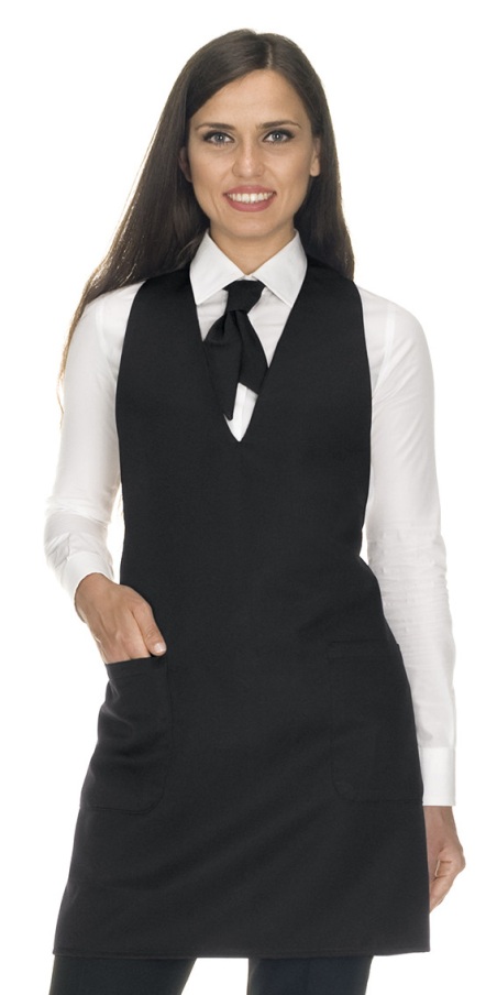 Grembiule Alassio Nero