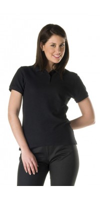 Women's Black Polo Shirt