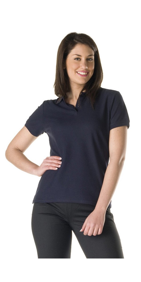 navy blue polo shirt womens