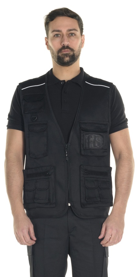 Gilet Reporter Nero