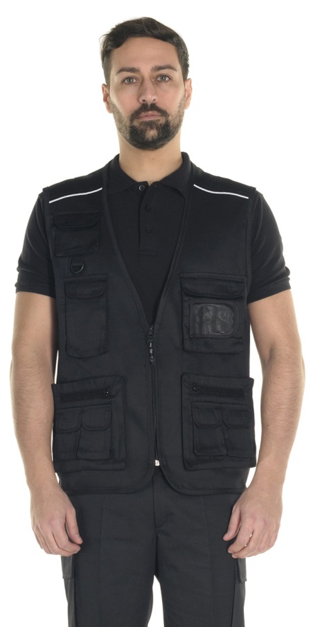 Black Reporter Vest