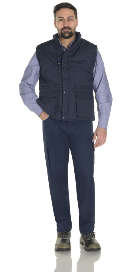 Smanicato Imbottito Blu Navy