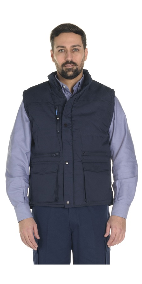 Smanicato Imbottito Blu Navy