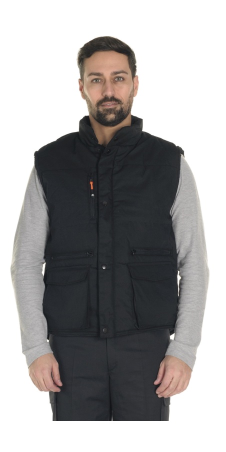 Black Padded Sleeveless