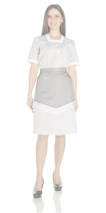 Grembiulino Capri Rig.Grigio