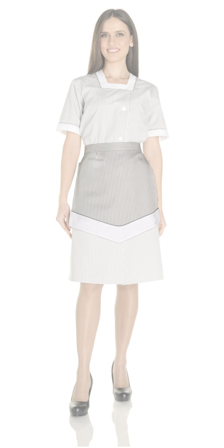 Grembiulino Capri Rig.Grigio