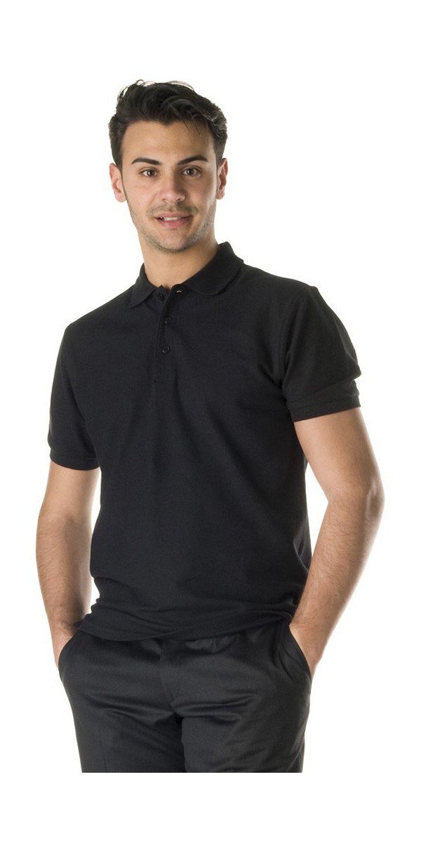 black polo shirt image