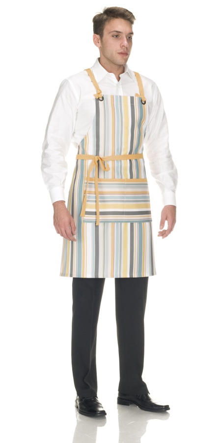 Grembiule Orvieto Rigato Spezia Ocra