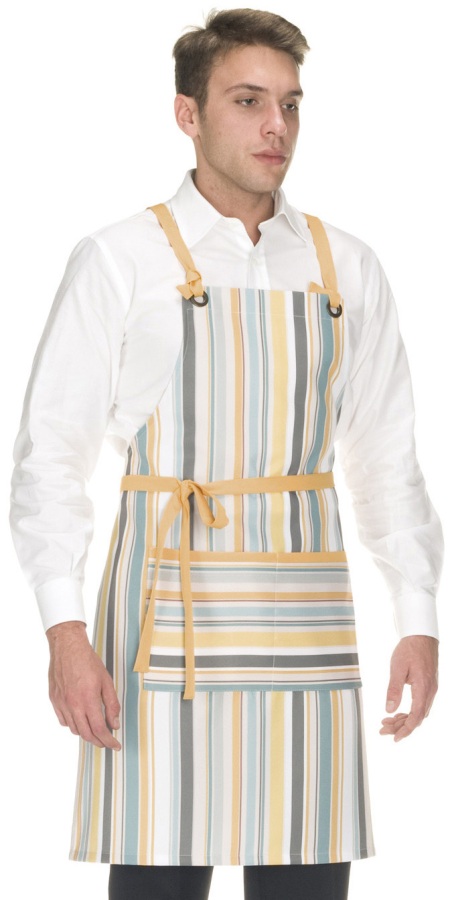 Orvieto Ochre Spezia Striped Apron