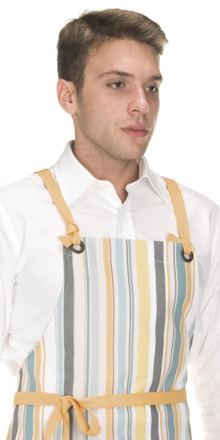 Orvieto Ochre Spezia Striped Apron