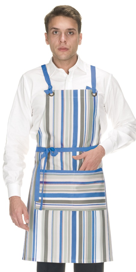 Orvieto Blue Spezia Striped Apron